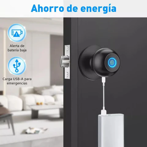 Chapa de Seguridad Electrónica 3.7V con Alarma - Image 5