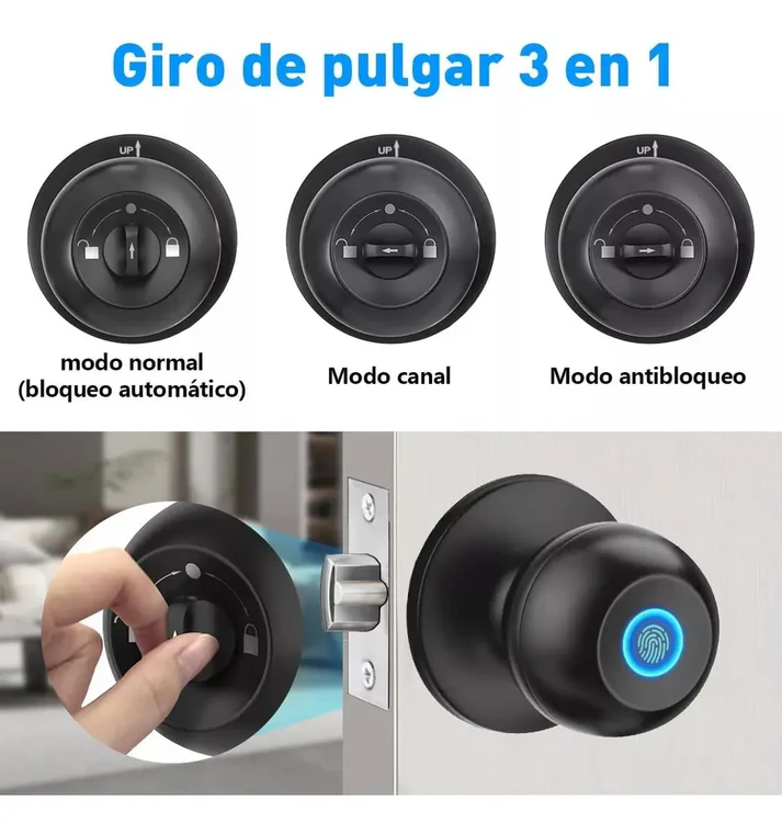 Chapa de Seguridad Electrónica 3.7V con Alarma - Image 6